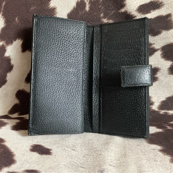 Gucci Black Canvas Bifold wallet - Picture 7 of 11